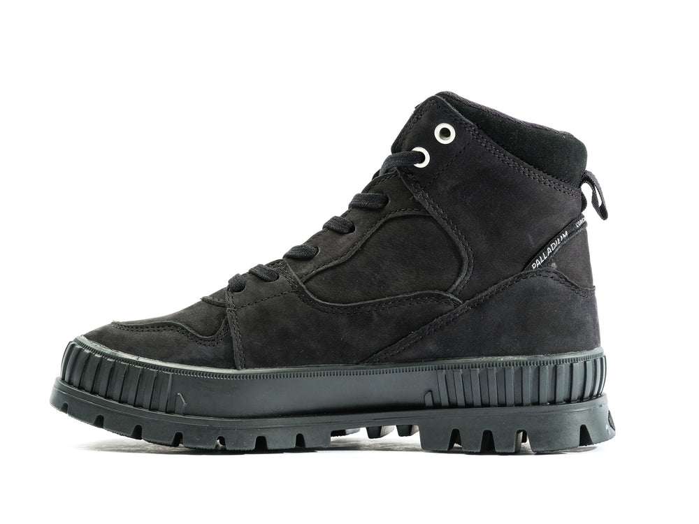 Zapatillas Palladium PALLASHOCK HI SNK Mujer Negras | Costa Rica-12806